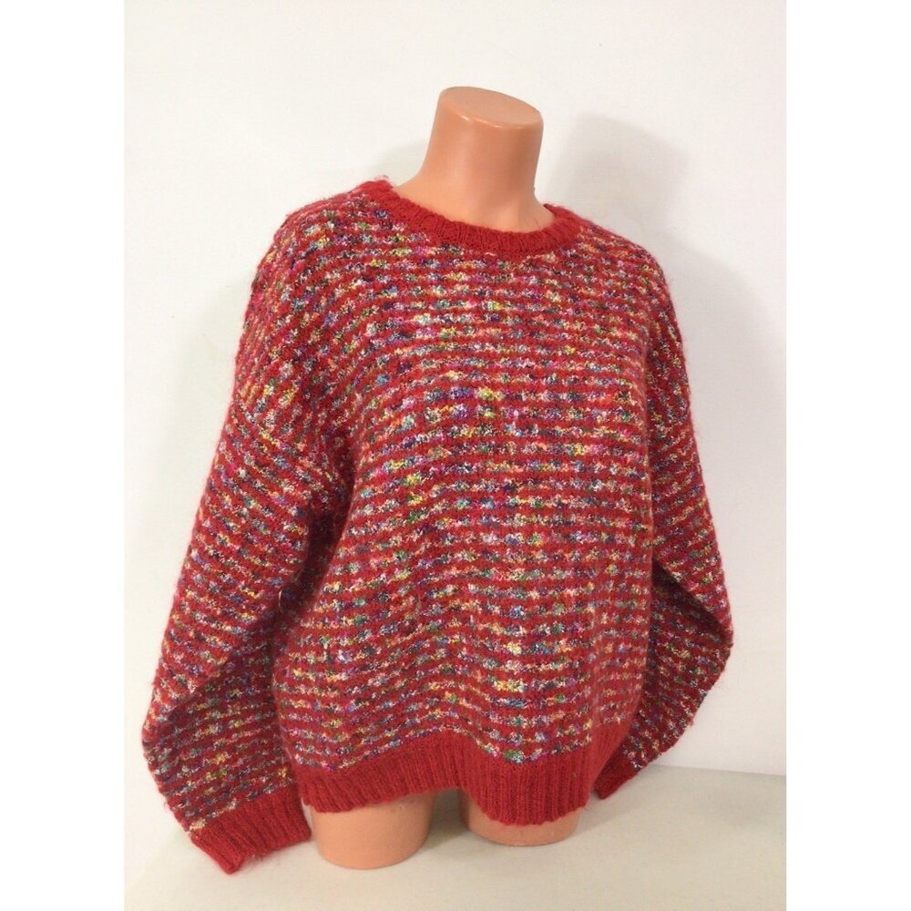Northern Isles Wool Sweater Fisherman Womens Large